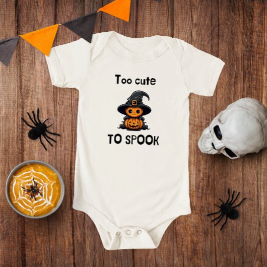 Zu Niedlich, um zu sprechen Adorable Halloween Baby Strampler