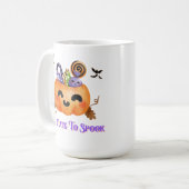 Zu Niedlich, um zu sprechen | Adortable Halloween Kaffeetasse (Vorderseite Links)
