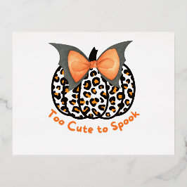 Zu Niedlich, um zu sprechen Folie Einladungspostkarte