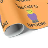 Zu Niedlich, um zu sprechen - Frankenstein Geschenkpapier (Rolleneckpunkt)