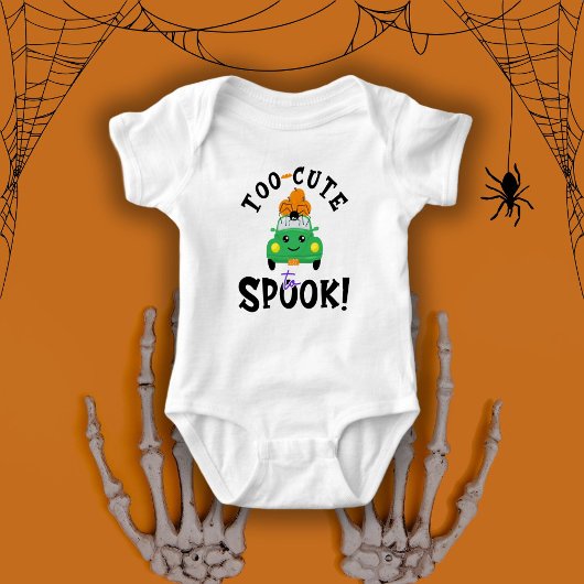 Zu Niedlich, um zu sprechen! Halloween Car Baby Strampler