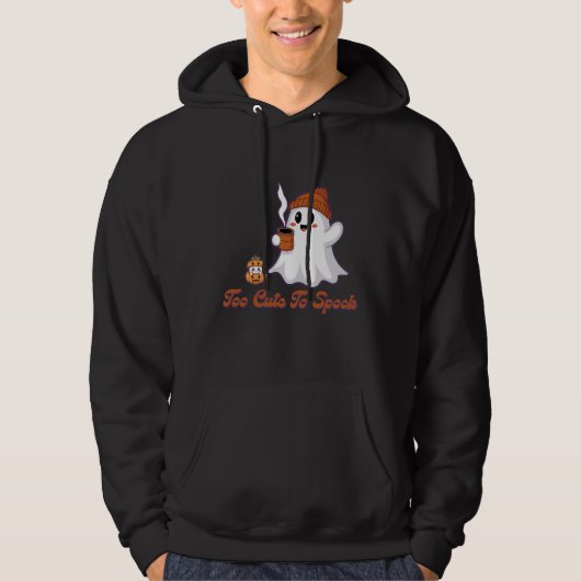 Zu Niedlich, um zu sprechen Hoodie (Vorderseite)