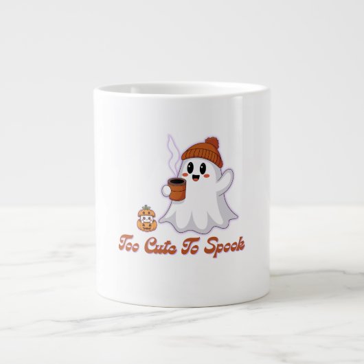 Zu Niedlich, um zu sprechen Jumbo-Tasse (Vorderseite)