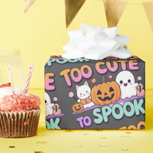 Zu Niedlich, um zu sprechen - Kawaii Pastel Hallow Geschenkpapier (Geburtstagsparty)