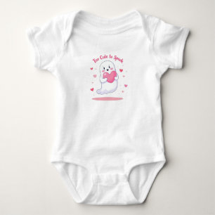 Zu Niedlich, um zu sprechen Kids Halloween T - Shi Baby Strampler