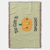 Zu Niedlich, um zu sprechen! Little Pumpkin Decke (Vorderseite Vertikal)