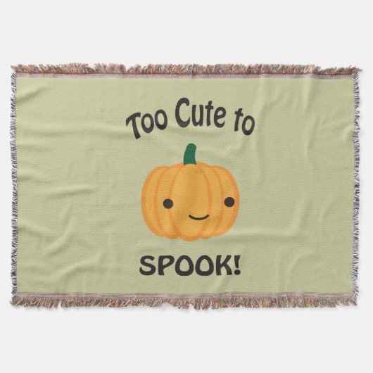 Zu Niedlich, um zu sprechen! Little Pumpkin Decke (Vorderseite)