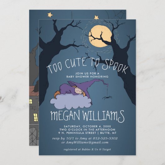 Zu Niedlich, um zu sprechen | Niedliche Kleine Hex (Vorne/Hinten)