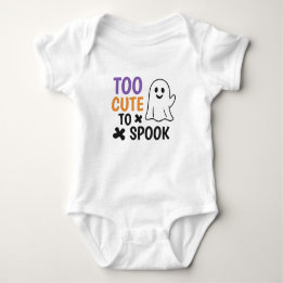 Zu Niedlich, um zu sprechen - Niedliches Halloween Baby Strampler