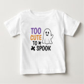 Zu Niedlich, um zu sprechen - Niedliches Halloween Baby T-shirt (Vorderseite)