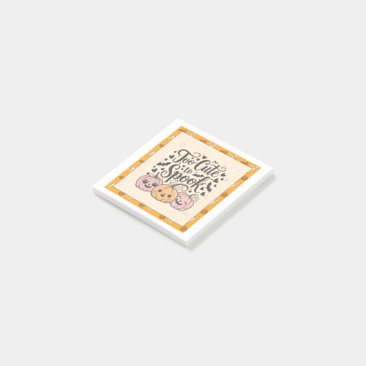 Zu Niedlich, um zu sprechen Post-it Klebezettel (angewinkelt)