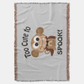 Zu Niedlich, um zu sprechen! Vampire Monkey Decke (Vorderseite Vertikal)