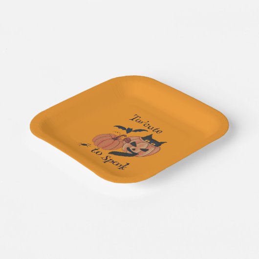 Zu niedlich, um zu verdauen pappteller (Gewinkelt)