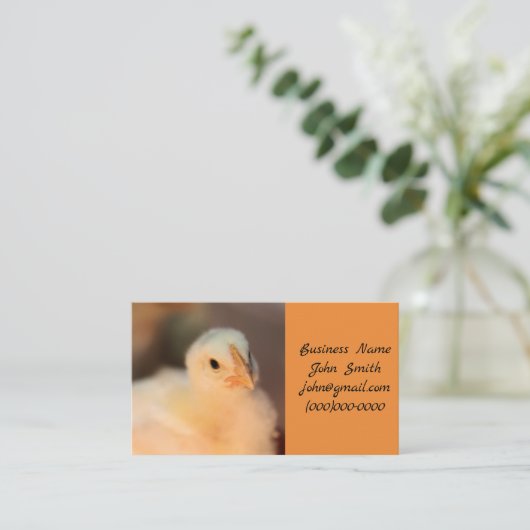 Zu niedlich visitenkarte (Stehend Vorderseite)