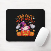 Zu Niedlich Witziger Beängstigender Halloween Axol Mousepad (Mit Mouse)