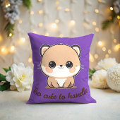 Zu niedlich zu handhaben kissen