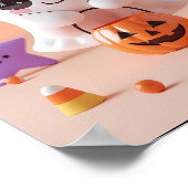 Zu Niedlich zu sprechen - Adorable Ghost Poster (Ecke)