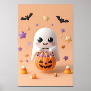 Zu Niedlich zu sprechen - Adorable Ghost Poster