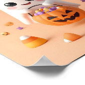 Zu Niedlich zu sprechen - Adorable Ghost Poster (Ecke)