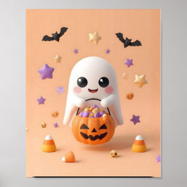 Zu Niedlich zu sprechen - Adorable Ghost Poster