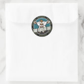 Zu Niedlich zum Essen von Kuh Runder Aufkleber (Tasche)