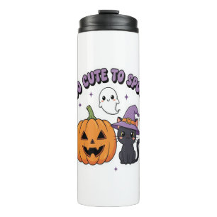 Zu niedlich zum Gruseln Halloween Thermosbecher