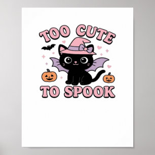 Zu Niedlich zum Spook - Halloween Cat Edition Clas Poster