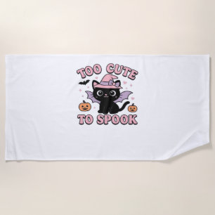 Zu Niedlich zum Spook - Halloween Cat Edition Clas Strandtuch