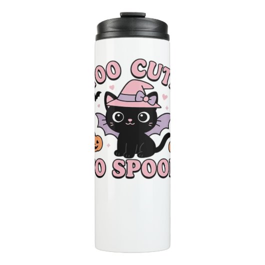 Zu Niedlich zum Spook - Halloween Cat Edition Clas Thermosbecher (Vorderseite)