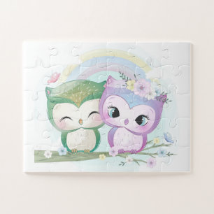 Zu Niedliche Eulen Puzzle