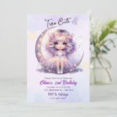 Zu Niedliche Geburtstag Einladungskarte Einladung (Stehend Vorderseite)