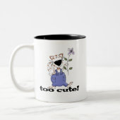 Zu Niedliche Kitty Cat Tshirts und Geschenke Zweifarbige Tasse (Links)