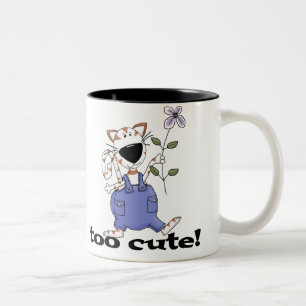 Zu niedliche Kitty-Katze Zweifarbige Tasse