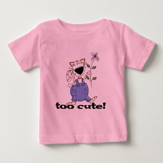 Zu niedliche Kitty-Katzen-T-Shirts und Geschenke Baby T-shirt (Vorderseite)