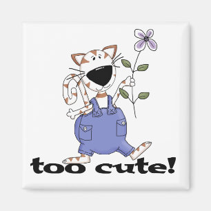 Zu niedliche Kitty-Katzen-T-Shirts und Geschenke Magnet