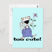 Zu niedliche Kitty-Katzen-T-Shirts und Geschenke Postkarte (Vorne/Hinten)