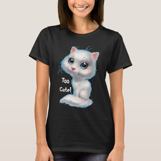 Zu Niedliche Kitty T-Shirt (Vorderseite)