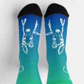 Zu Niedliche weiße italienische Windhunde Socken (Oben)