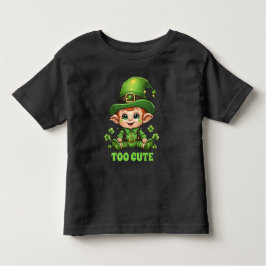 Zu Niedlicher Baby Leprechaun St. Patrick's Day! Kleinkind T-shirt