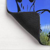 Zu Niedlicher italienischer Greyhound Mousepad (Ecke)