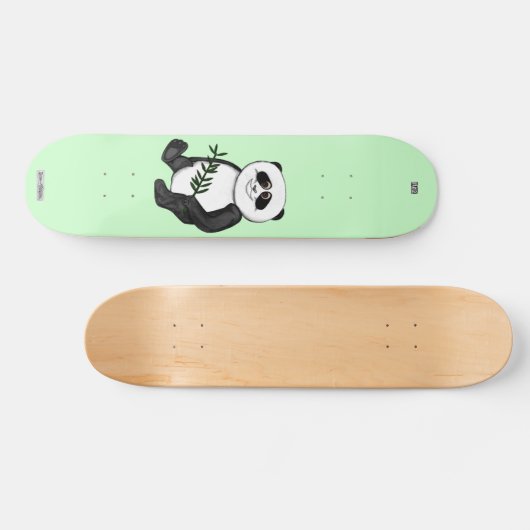 Zu Niedlicher Panda-Bär Skateboard (Horizontal)