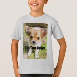 Zu Niedlicher Puppy-T - Shirt