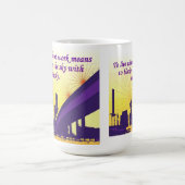 Zu ohne Arbeitsdurchschnitte leben, den Himmel mit Kaffeetasse (Mittel)