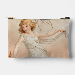 "Zu Ostern Freude" - Vintage Druck, L. Prang & Co. Zubehörtasche