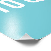 Zu passende Fitness Funny Quotes Blue White Fotodruck (Ecke)