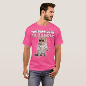 Zu pawsome um Niedliche Savage Sonnenbrillen zu ha T-Shirt (Vorne ganz)