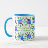 Zu personifizieren Blumenkaffee-Tasse Tasse (Links)
