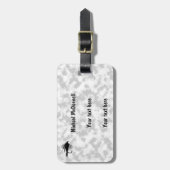 Zu personifizieren Fliegen-Fischenköder Gepäckanhänger (Vorderseite vertikal)