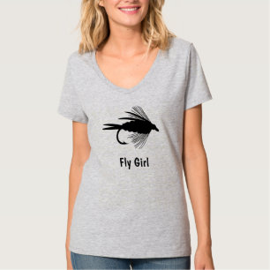 Zu personifizieren Fliegen-Fischenköder T-Shirt