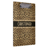 Zu personifizieren Leopard-Stelle Klemmbrett (Rechts)